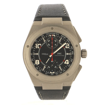 IWC Schaffhausen Ingenieur Chronograph AMG Automatic Watch Titanium and Leather 42