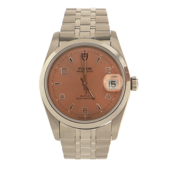 Tudor Prince Date Automatic Watch Stainless Steel 34