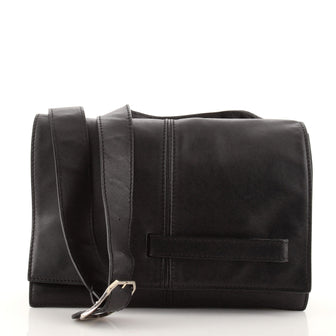 Valentino Handle Messenger Bag Leather Medium