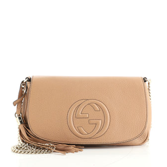 Gucci Soho Chain Crossbody Bag Leather Medium