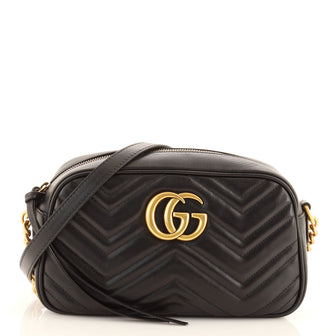 Gucci GG Marmont Shoulder Bag Matelasse Leather Small
