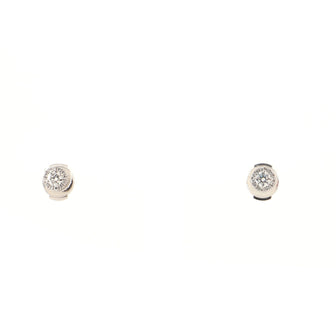 Tiffany & Co. Soleste Stud Earrings Platinum with Diamonds Small