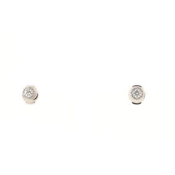Tiffany & Co. Soleste Stud Earrings Platinum with Diamonds Small