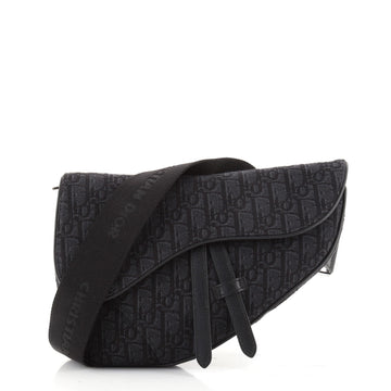Christian Dior Saddle Crossbody Bag Oblique Canvas