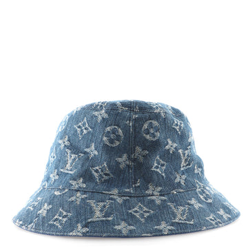 Louis Vuitton Essential Reversible Bucket Hat Monogram Denim