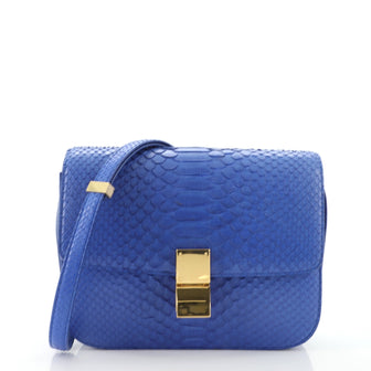 Celine Classic Box Bag Python Medium