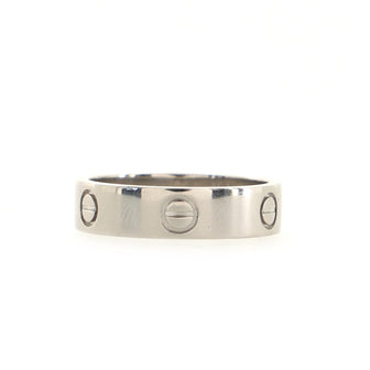 Cartier Love Band Ring Platinum