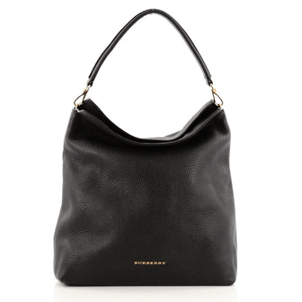 Burberry Cale Hobo Grainy Leather Medium