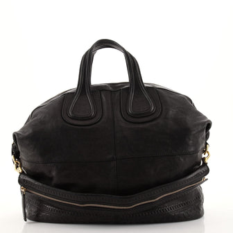 Givenchy Nightingale Satchel Embossed Leather Large