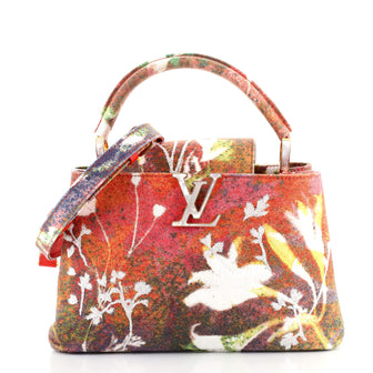 Louis Vuitton Sam Falls ArtyCapucines Bag Embroidered Printed Canvas PM