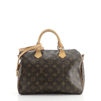 Louis Vuitton Speedy Bandouliere Bag Monogram Canvas 30
