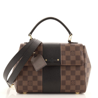 Louis Vuitton Bond Street Handbag Damier with Leather BB