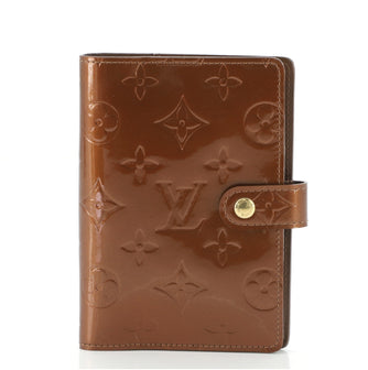 Louis Vuitton Ring Agenda Cover Monogram Vernis PM