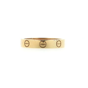 Cartier Love Wedding Band Ring 18K Yellow Gold
