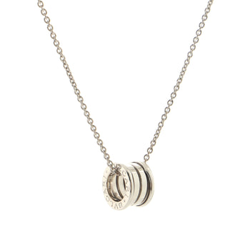 Bvlgari B.Zero1 Pendant Necklace 18K White Gold