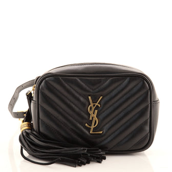 Saint Laurent Lou Belt Bag Matelasse Chevron Leather