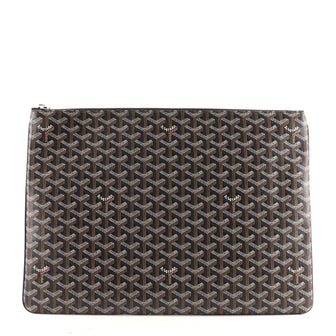 Goyard Senat Zip Pouch Coated Canvas GM