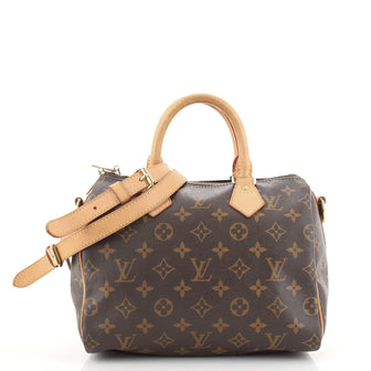 Louis Vuitton Speedy Bandouliere Bag Monogram Canvas 25