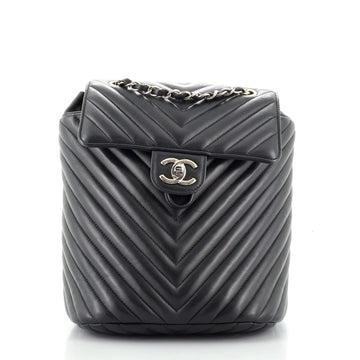 Chanel Urban Spirit Backpack Chevron Lambskin Small