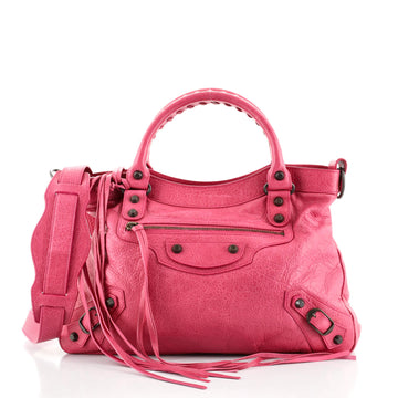 Balenciaga Town Classic Studs Bag Leather