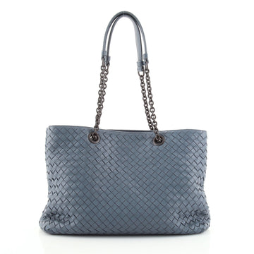 Bottega Veneta Double Chain Tote Intrecciato Nappa Medium