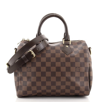 Louis Vuitton Speedy Bandouliere Bag Damier 25