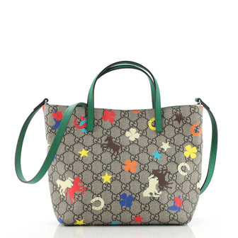 Gucci Children's Tote Printed GG Coated Canvas Small