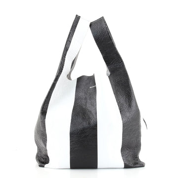 Balenciaga Supermarket Shopper Bag Printed Leather Small