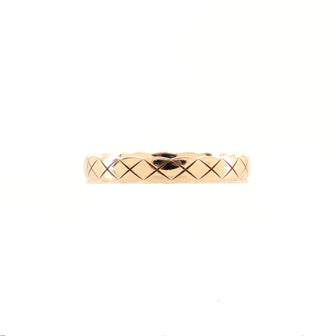 Chanel Coco Crush Ring 18K Beige Gold Small