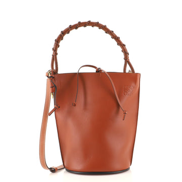 Loewe Gate Top Handle Bucket Bag Leather Medium