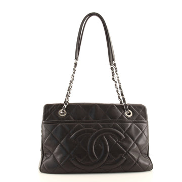 Chanel Timeless CC Shopping Tote Quilted Caviar Medium