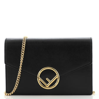 Fendi F is Fendi Envelope Wallet on Chain Leather