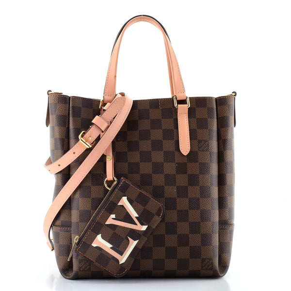 Louis Vuitton Belmont Tote Damier PM Brown