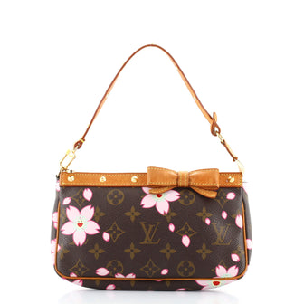Louis Vuitton Pochette Accessoires Limited Edition Cherry Blossom Monogram