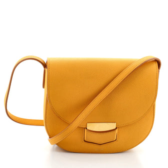 Celine Trotteur Crossbody Bag Grainy Leather Small