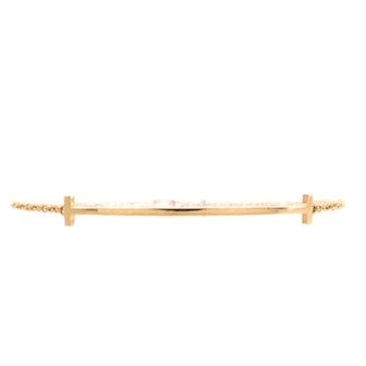 Tiffany & Co. T Smile Chain Bracelet 18K Rose Gold Medium