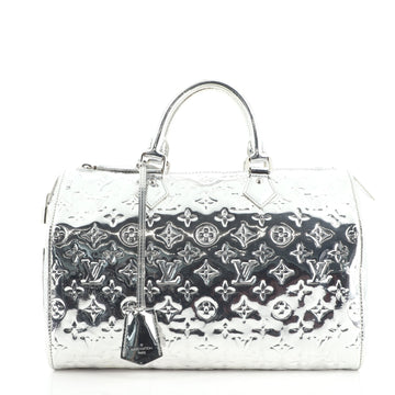 Louis Vuitton Speedy Handbag Monogram Miroir PVC 35