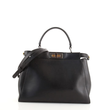 Fendi Peekaboo Bag Rigid Leather Regular