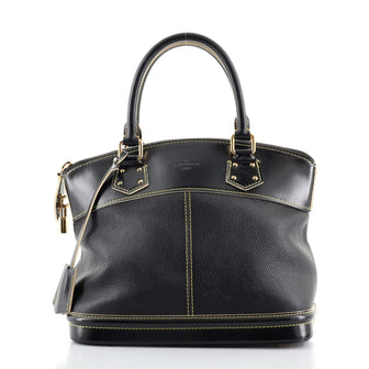 Louis Vuitton Suhali Lockit Handbag Leather PM