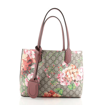 Gucci Reversible Tote Blooms GG Print Leather Small