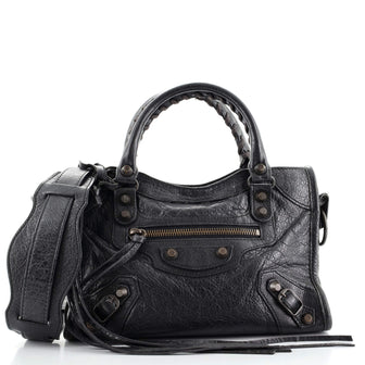 Balenciaga City Classic Studs Bag Leather Mini