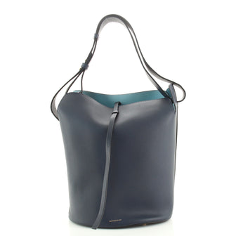 Burberry Supple Bucket Bag Leather Medium