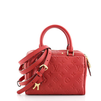 Louis Vuitton Speedy Bandouliere NM Handbag Monogram Empreinte Leather 20
