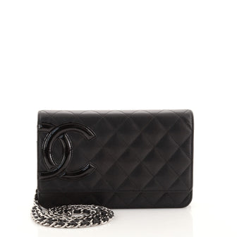 Chanel Cambon Wallet on Chain Quilted Leather