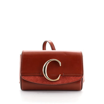 Chloe C Belt Bag Leather with Suede