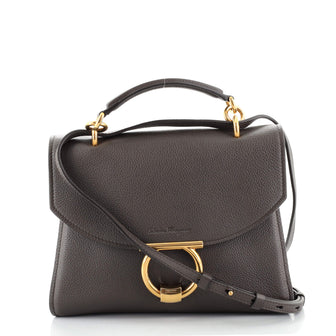 Salvatore Ferragamo Margot Satchel Leather Small