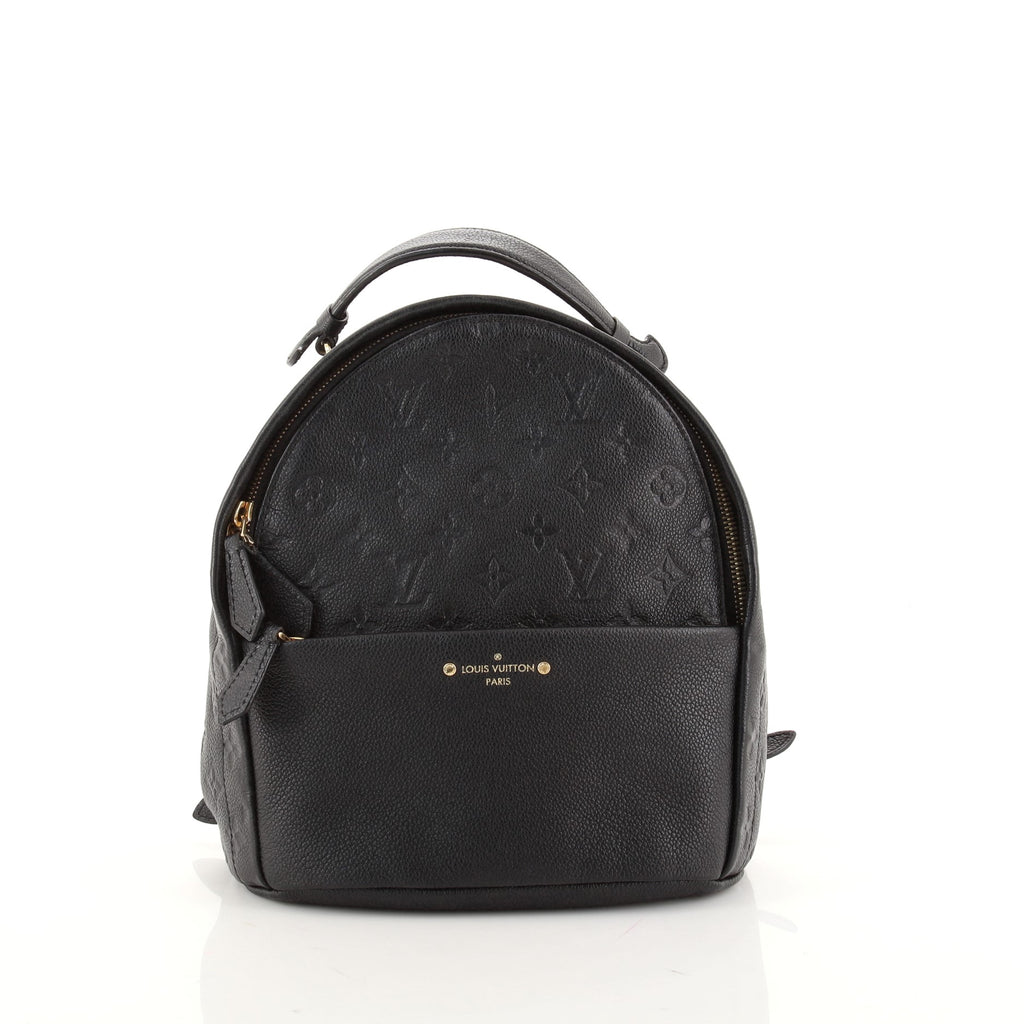 Louis Vuitton Sorbonne Backpack Monogram Empreinte Leather Black 90670187