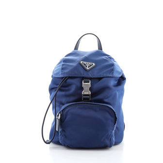 Prada Front Pocket Backpack Tessuto Small
