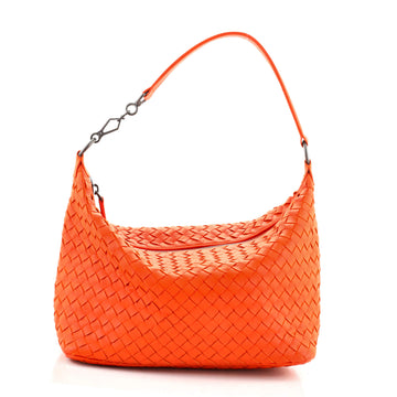 Bottega Veneta Zip Hobo Intrecciato Nappa Small