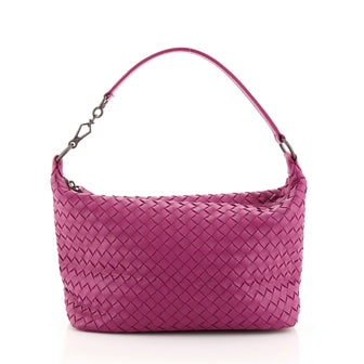 Bottega Veneta Zip Hobo Intrecciato Nappa Small